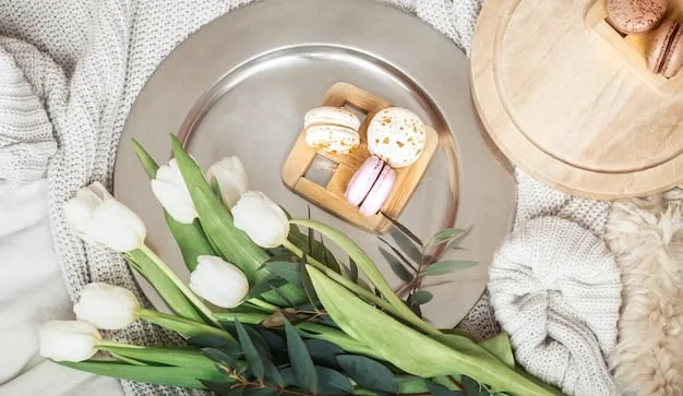 A detailed shot of various SHEIN decorative candles and small ceramic dishes, arranged on a wooden serving tray, reflecting a cozy, ambient setting for a US living room or dining area.