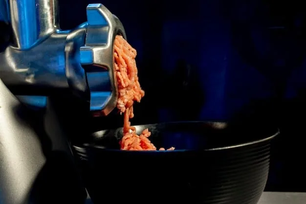 An automatic pot stirrer gracefully rotating within a pot of simmering pasta sauce on a stovetop. Steam rises gently, indicating active cooking. The background is a slightly blurred, warm-toned kitchen, conveying a sense of relaxed efficiency.