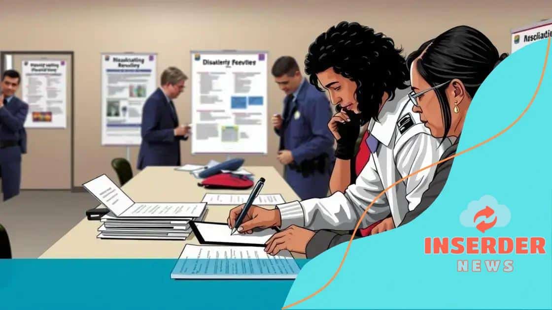 Application process for disaster relief programs