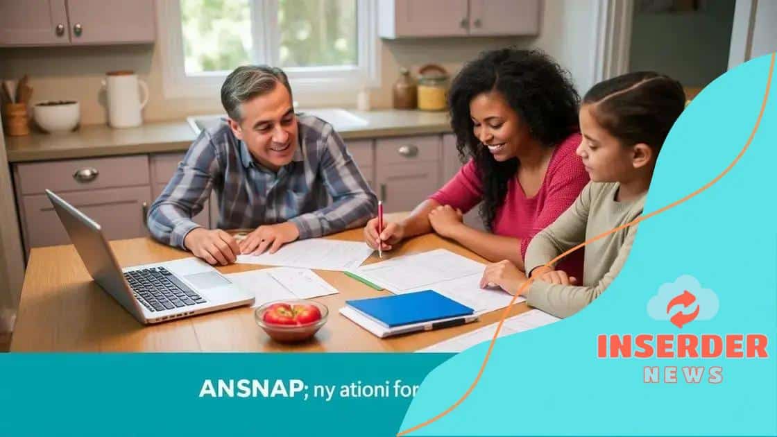 Applying for food assistance through SNAP