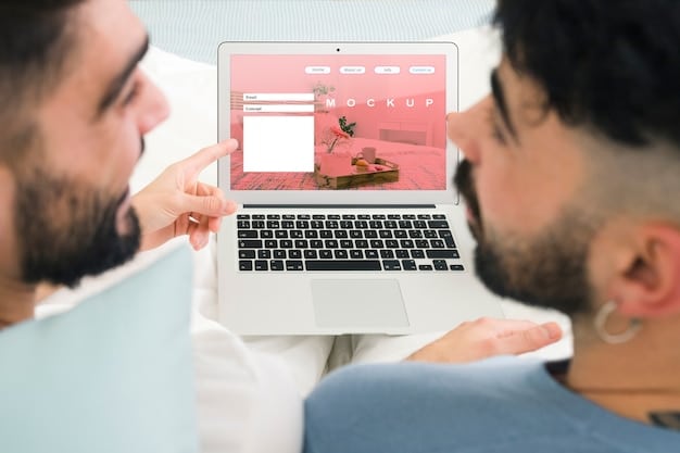 A split-screen showing online marketing tactics: on one side, a social media post promoting a play; on the other, email marketing software showcasing a targeted campaign to local residents.